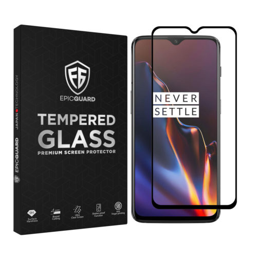 Folie Sticla EpicGuard OnePlus 7 Protectie Premium Ecran 3D, Full Cover, Negru