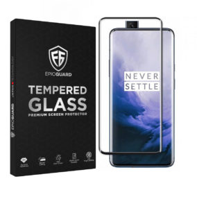 Folie Sticla EpicGuard OnePlus 7 PRO Protectie Premium Ecran 3D, Full Cover, Negru